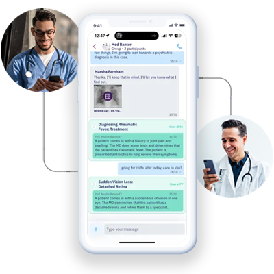 doctor on the phone with patient